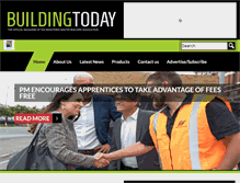 Tablet Screenshot of buildingtoday.co.nz